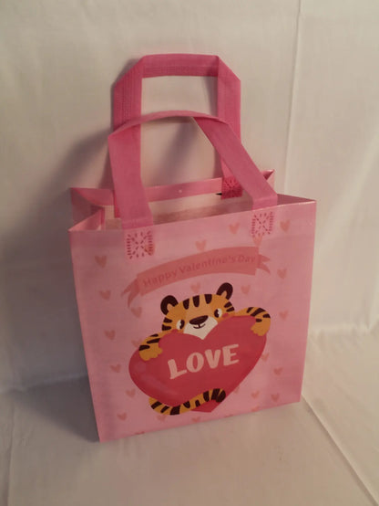 80 Pcs Heart Gift Tote Bags with Handles