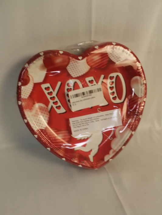 50 Pcs Heart-shaped Valentine Plates