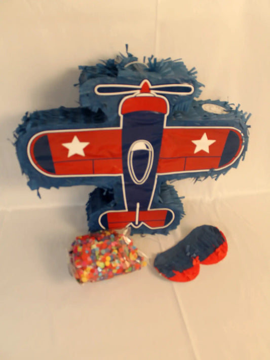 Airplane Piñata 16 x 12 x 3 Inch