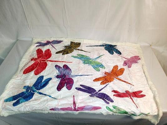 Dragonfly Fleece Throw Blanket 30"x40"