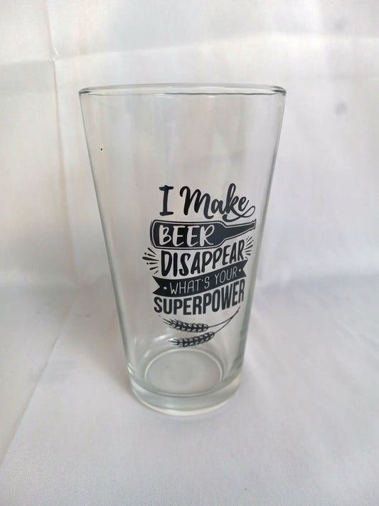 16 oz Beer Pint Glass