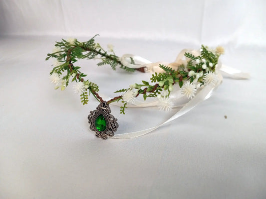 Flower Circlet Tiara Headband