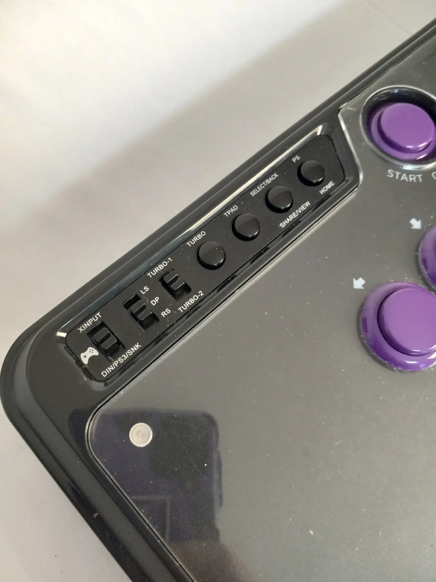 F500 FLAT Fight Stick All Button Arcade Style Video Game Controller