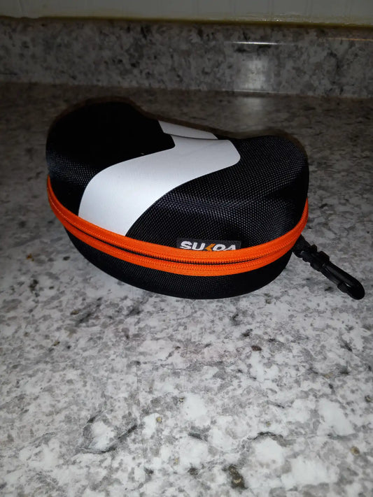 Sukoa Ski Goggles Case, Black and Orange