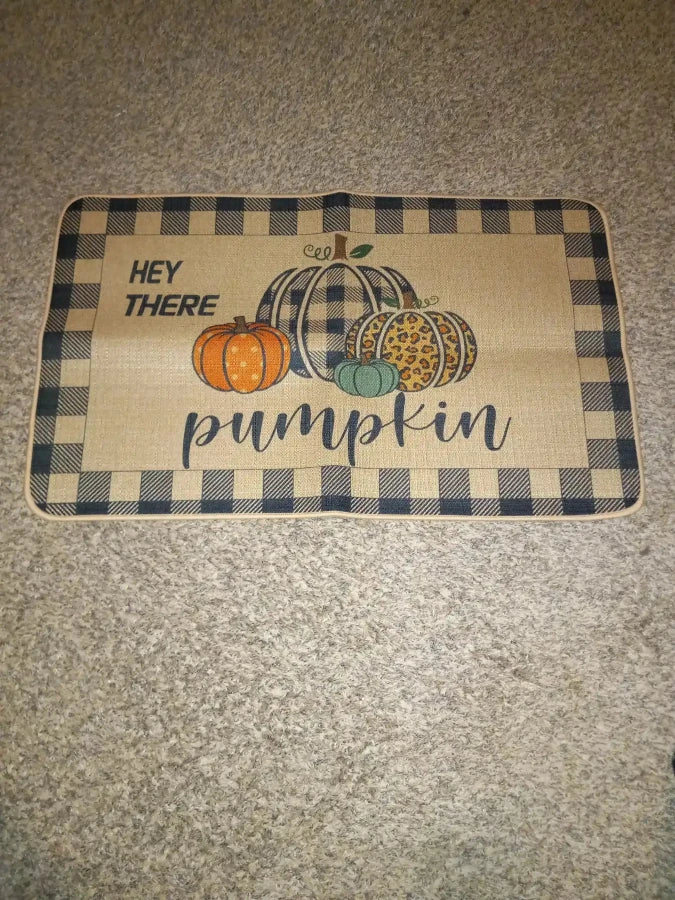 Hey There Pumpkin Welcome Mat 18”x30”