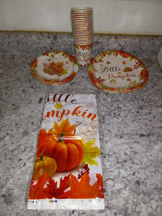 Little Pumpkin Baby Shower Table Set