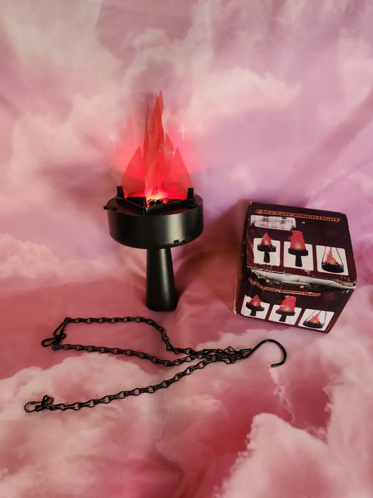 Fake Fire Lamp/Artificial Flame - Fake fire lamp, 3D artificial fire flames, USB rechargeable LED fire lights