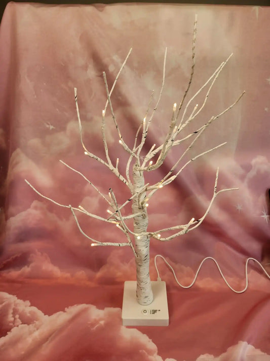 20 Inch Light-up LED Birch Tree - LED light-up birch tree