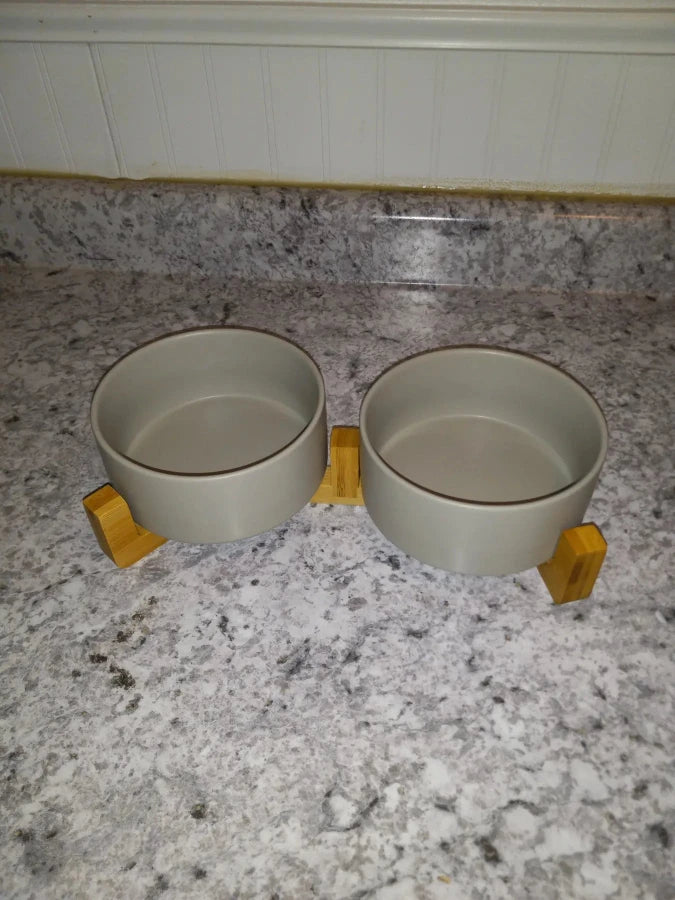 Spunky Junky Dog Food/Water Dish Set