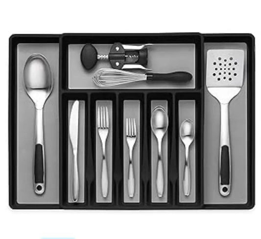 Expandable Utensil Tray Drawer Organizer